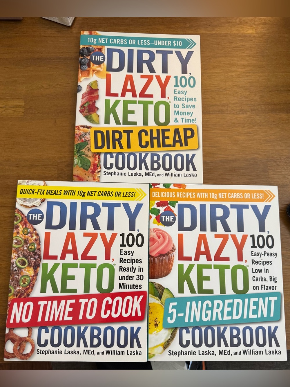 New Dirty lazy Keto cookbook set of 3